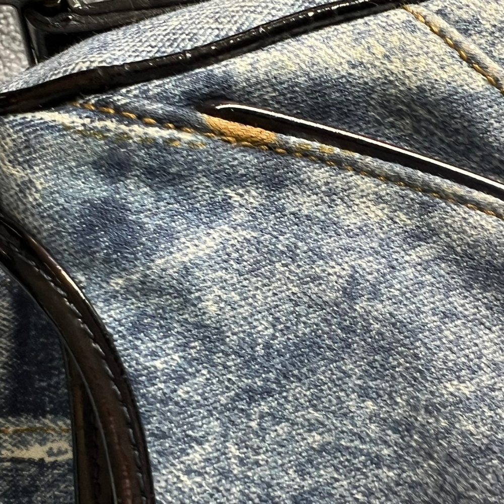 Vintage Christian Dior Denim Saddle Bag - Picture 12 of 15